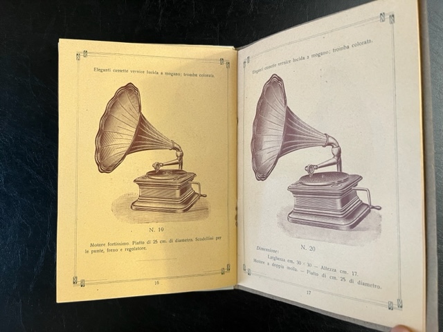 Macchine parlanti della Royal Manufactured Phonograf Company (Catalogo)